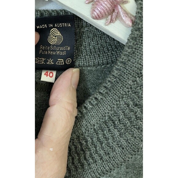 Vintage Boos Loden Green Jacket Made In Austria 100% Wool Trachten - Picture 9 of 9